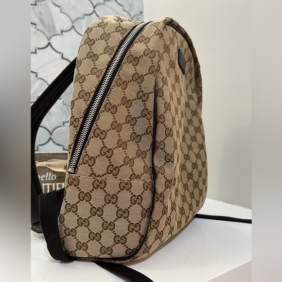 GUCCI TOP ZIP BACKPACK MONOGRAM - Picture 2 of 7
